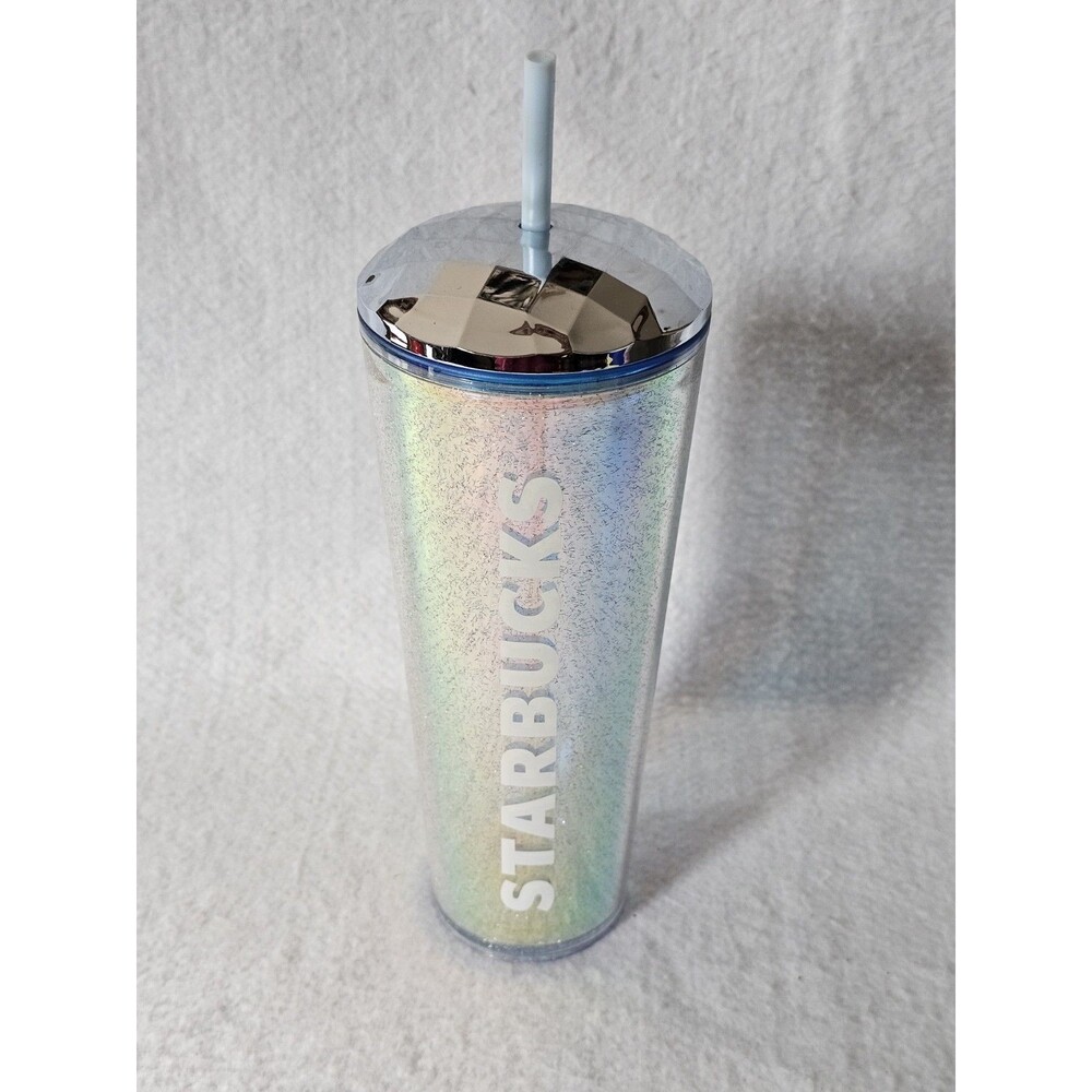 Starbucks 2020 Iridescent Dichroic Dome Cold Cup Tumbler 24 Oz Venti
